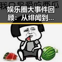 娱乐圈大事件回顾：从绯闻到公益，明星们的起伏轨迹